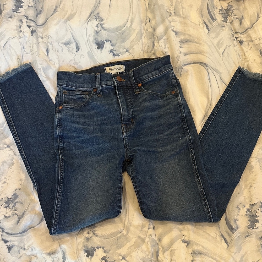 Madewell Women's Dark Blue Skinny Jeans